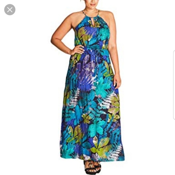 City Chic Dresses & Skirts - City Chic | Maxi Rainforest dress